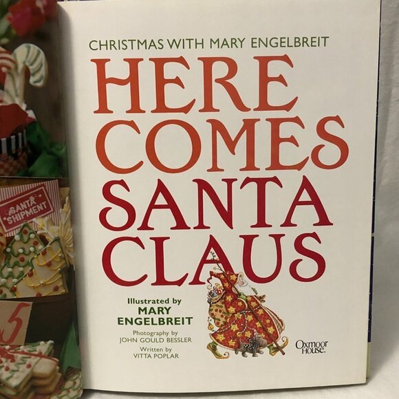 MARY ENGELBREIT CHRISTMAS WITH MARY ENGELBREIT HERE COMES SANTA CLAUSE BOOK - Picture 3 of 7